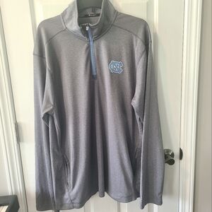 UNC North Carolina Tarheels Champion Gray 1/4 Zip Pullover L/S Jacket Men XL